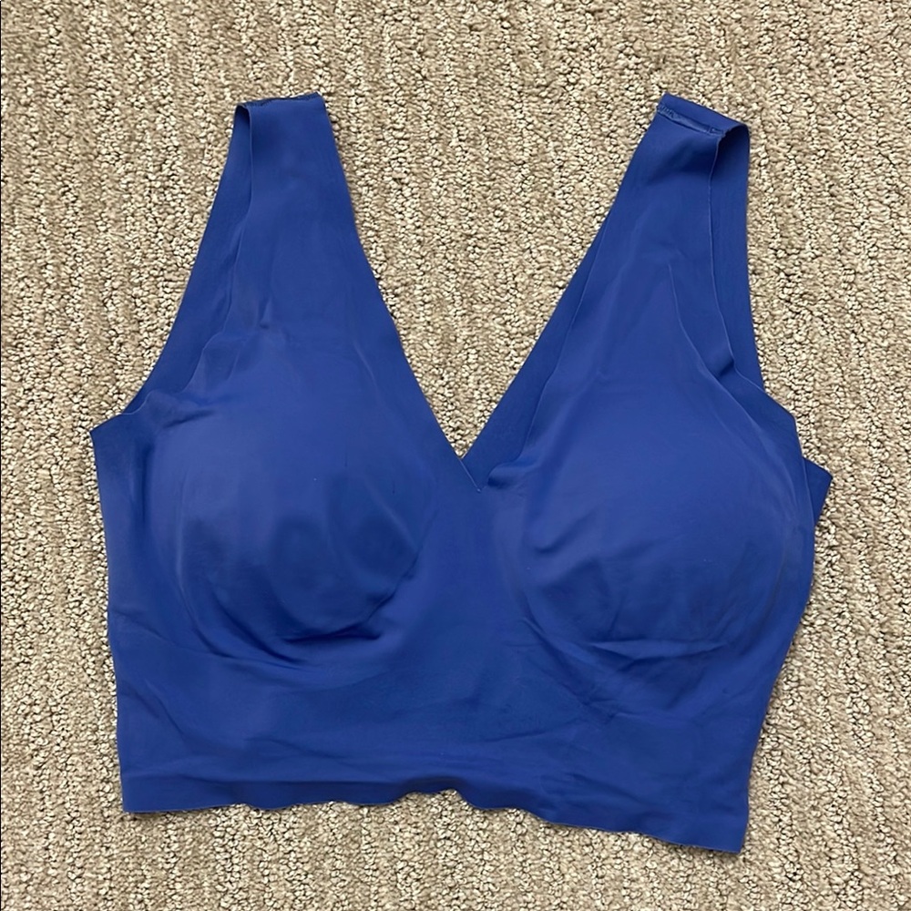 Calvin Klein Blue Intimates Bra with Molded Cups